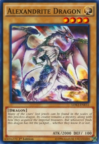 YuGiOh! TCG karta: Alexandrite Dragon