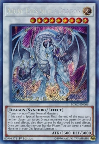 YuGiOh! TCG karta: Azure-Eyes Silver Dragon