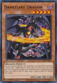 YuGiOh! TCG karta: Darkflare Dragon