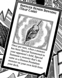 YuGiOh! TCG karta: Doppler Demon Dowsing