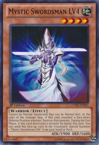 YuGiOh! TCG karta: Mystic Swordsman LV4