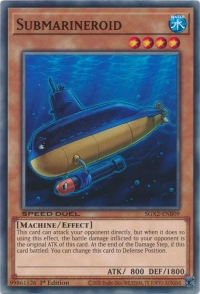 YuGiOh! TCG karta: Submarineroid