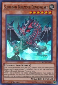 YuGiOh! TCG karta: Subterror Behemoth Dragossuary
