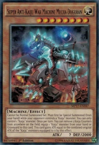 YuGiOh! TCG karta: Super Anti-Kaiju War Machine Mecha-Dogoran