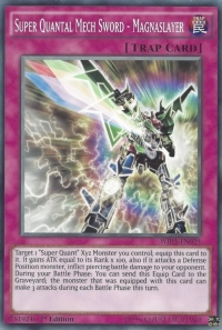 YuGiOh! TCG karta: Super Quantal Mech Sword - Magnaslayer