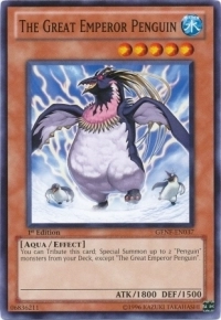 YuGiOh! TCG karta: The Great Emperor Penguin