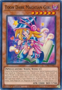 YuGiOh! TCG karta: Toon Dark Magician Girl