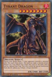 YuGiOh! TCG karta: Tyrant Dragon