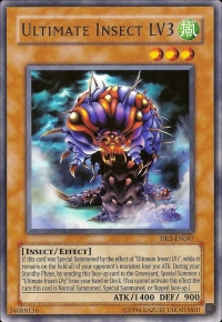 YuGiOh! TCG karta: Ultimate Insect LV3